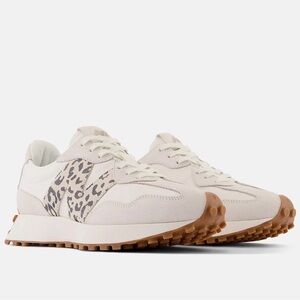 NIB New Balance Women’s 327 Sea Salt  Leopard Shoes 8 - Selling Out Fast HOT